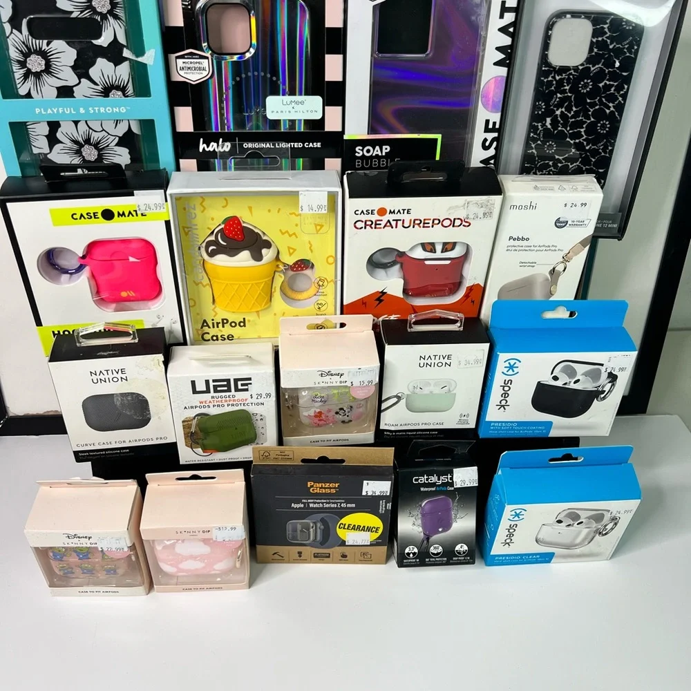 100 units of apple accessories